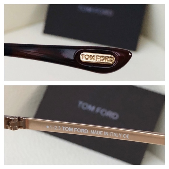 SOLD 🚫 New TOM FORD Rose Gold Aviator Sunglasses - Picture 7 of 8